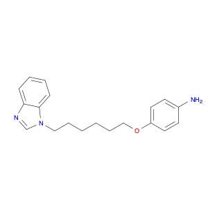 Benzenamine, 4-[[6-(1H-benzimidazol-1-yl)hexyl]oxy]-