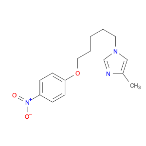 1H-Imidazole, 4-methyl-1-[5-(4-nitrophenoxy)pentyl]-