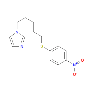 1H-Imidazole, 1-[5-[(4-nitrophenyl)thio]pentyl]-
