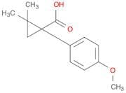 1-(4-Methoxyphenyl)-2,2-dimethylcyclopropanecarboxylic acid