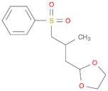 1,3-Dioxolane, 2-[2-methyl-3-(phenylsulfonyl)propyl]-