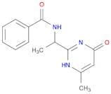 N-(1-(6-Methyl-4-oxo-1,4-dihydropyrimidin-2-yl)ethyl)benzamide