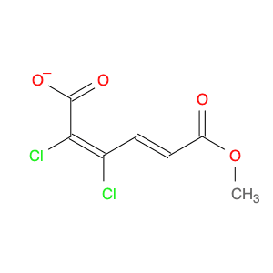 2,4-Hexadienedioic acid, 2,3-dichloro-, 6-methyl ester, (Z,E)-