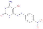 2(1H)-Pyrimidinone, 4-amino-5-hydroxy-6-[(4-nitrophenyl)azo]-