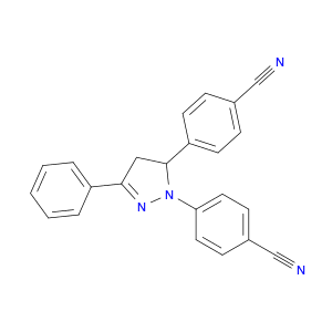 Benzonitrile, 4,4'-(4,5-dihydro-3-phenyl-1H-pyrazole-1,5-diyl)bis-