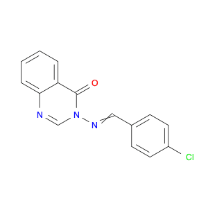 3-((4-Chlorobenzylidene)amino)quinazolin-4(3H)-one