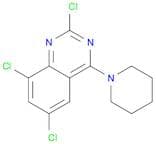 Quinazoline, 2,6,8-trichloro-4-(1-piperidinyl)-