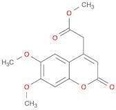 2H-1-Benzopyran-4-acetic acid, 6,7-dimethoxy-2-oxo-, methyl ester