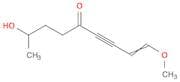 1-Nonen-3-yn-5-one, 8-hydroxy-1-methoxy-