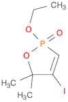 1,2-Oxaphosphole, 2-ethoxy-2,5-dihydro-4-iodo-5,5-dimethyl-, 2-oxide