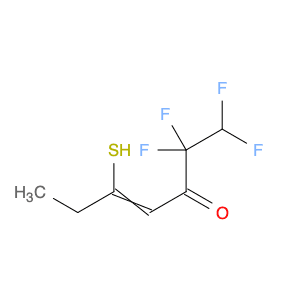 4-Hepten-3-one, 1,1,2,2-tetrafluoro-5-mercapto-