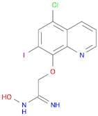 Ethanimidamide, 2-[(5-chloro-7-iodo-8-quinolinyl)oxy]-N-hydroxy-