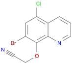 Acetonitrile, [(7-bromo-5-chloro-8-quinolinyl)oxy]-