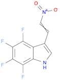 1H-Indole, 4,5,6,7-tetrafluoro-3-(2-nitroethenyl)-
