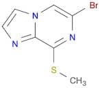 6-Bromo-8-(methylthio)imidazo[1,2-a]pyrazine