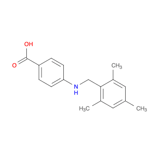 Benzoic acid, 4-[[(2,4,6-trimethylphenyl)methyl]amino]-