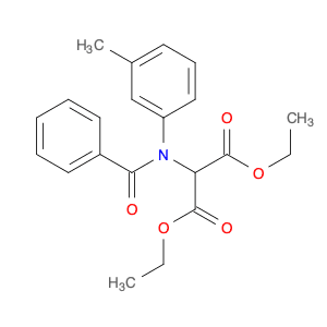 Propanedioic acid, [benzoyl(3-methylphenyl)amino]-, diethyl ester
