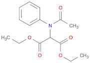 Propanedioic acid, (acetylphenylamino)-, diethyl ester