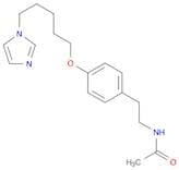 Acetamide, N-[2-[4-[[5-(1H-imidazol-1-yl)pentyl]oxy]phenyl]ethyl]-