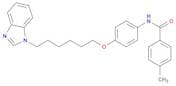 Benzamide, N-[4-[[6-(1H-benzimidazol-1-yl)hexyl]oxy]phenyl]-4-methyl-