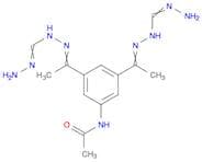 Acetamide, N-[3,5-bis[1-[(aminoiminomethyl)hydrazono]ethyl]phenyl]-