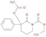 1-Piperidinecarboxylic acid, 3-(acetyloxy)-2-oxo-3-phenyl-, ethyl ester