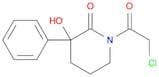 2-Piperidinone, 1-(chloroacetyl)-3-hydroxy-3-phenyl-