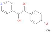 Ethanone, 2-hydroxy-1-(4-methoxyphenyl)-2-(4-pyridinyl)-
