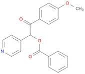 Ethanone, 2-(benzoyloxy)-1-(4-methoxyphenyl)-2-(4-pyridinyl)-