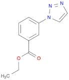 Benzoic acid, 3-(1H-1,2,3-triazol-1-yl)-, ethyl ester
