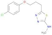 1,3,4-Thiadiazol-2-amine, 5-[3-(4-chlorophenoxy)propyl]-N-methyl-