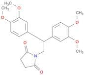 2,5-Pyrrolidinedione, 1-[2,2-bis(3,4-dimethoxyphenyl)ethyl]-