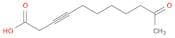 3-Undecynoic acid, 10-oxo-