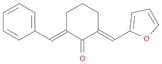 Cyclohexanone, 2-(2-furanylmethylene)-6-(phenylmethylene)-, (2E,6E)-