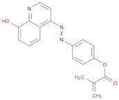 2-Propenoic acid, 2-methyl-, 4-[(8-hydroxy-4-quinolinyl)azo]phenyl ester
