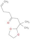 7-Octen-4-one, 2-(1,3-dioxolan-2-yl)-2-methyl-