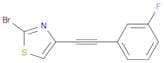 Thiazole, 2-bromo-4-[(3-fluorophenyl)ethynyl]-