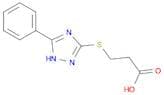 Propanoic acid, 3-[(5-phenyl-1H-1,2,4-triazol-3-yl)thio]-