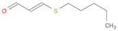 2-Propenal, 3-(pentylthio)-, (E)-