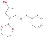 Cyclopentanol, 3-(1,3-dioxan-2-yl)-4-(phenylmethoxy)-