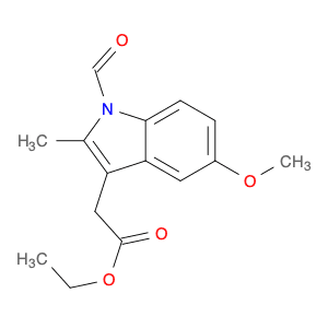 1H-Indole-3-acetic acid, 1-formyl-5-methoxy-2-methyl-, ethyl ester