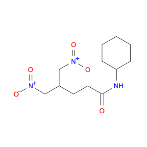 Pentanamide, N-cyclohexyl-5-nitro-4-(nitromethyl)-