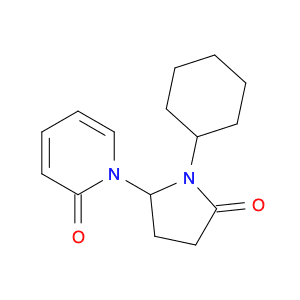 2(1H)-Pyridinone, 1-(1-cyclohexyl-5-oxo-2-pyrrolidinyl)-