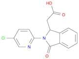 1H-Isoindole-1-acetic acid, 2-(5-chloro-2-pyridinyl)-2,3-dihydro-3-oxo-