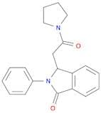 Pyrrolidine, 1-[(2,3-dihydro-3-oxo-2-phenyl-1H-isoindol-1-yl)acetyl]-