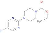 1-Piperazinecarboxylic acid, 4-(5-fluoro-2-pyrimidinyl)-, ethyl ester