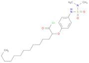 Tetradecanoyl chloride, 2-[4-[[(dimethylamino)sulfonyl]amino]phenoxy]-