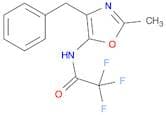 Acetamide, 2,2,2-trifluoro-N-[2-methyl-4-(phenylmethyl)-5-oxazolyl]-