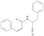 2-Propenamide, N-(1-cyano-2-phenylethyl)-3-phenyl-