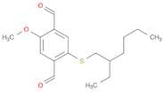 1,4-Benzenedicarboxaldehyde, 2-[(2-ethylhexyl)thio]-5-methoxy-